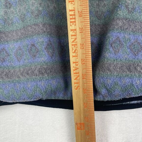 Vintage SCI Ski Country Imports Sweater XL Adult Blue Geometric Pullover - Picture 7 of 9